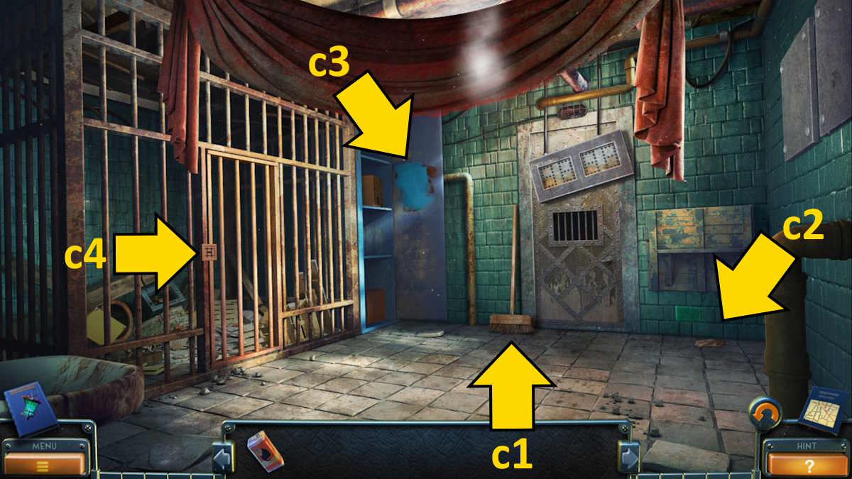 Exploring the prison cell in the New York Mysteries 3: The Lantern of Souls Bonus Chapter