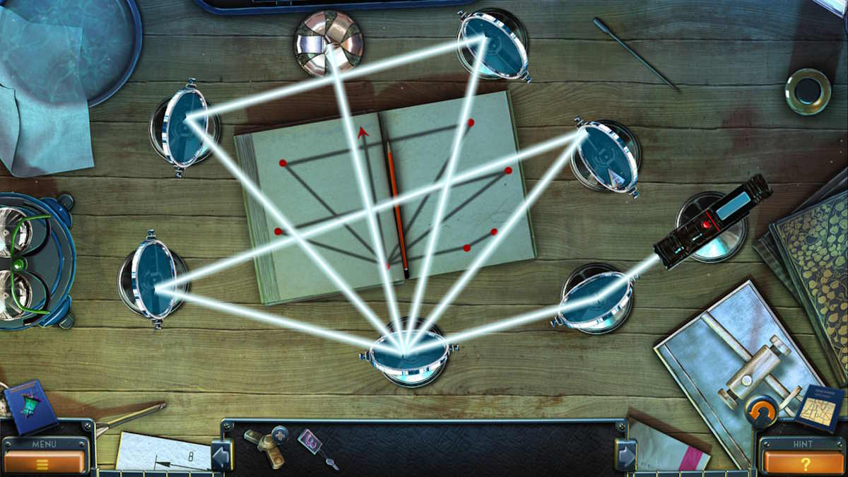 Completing the lens puzzle in the New York Mysteries 3: The Lantern of Souls Bonus Chapter