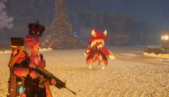 Katress Ignis pal in cave in Palworld