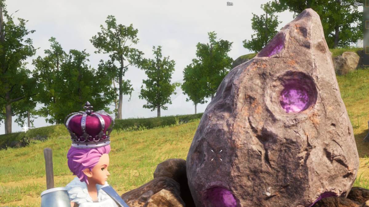 Meteorite in nature of Palworld