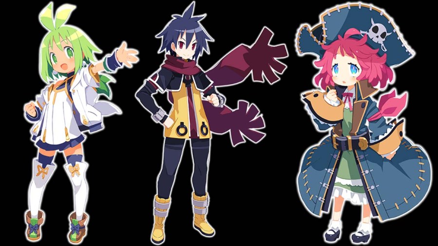 Phantom Brave The Lost Hero characters Marona, Ash, and Apricot