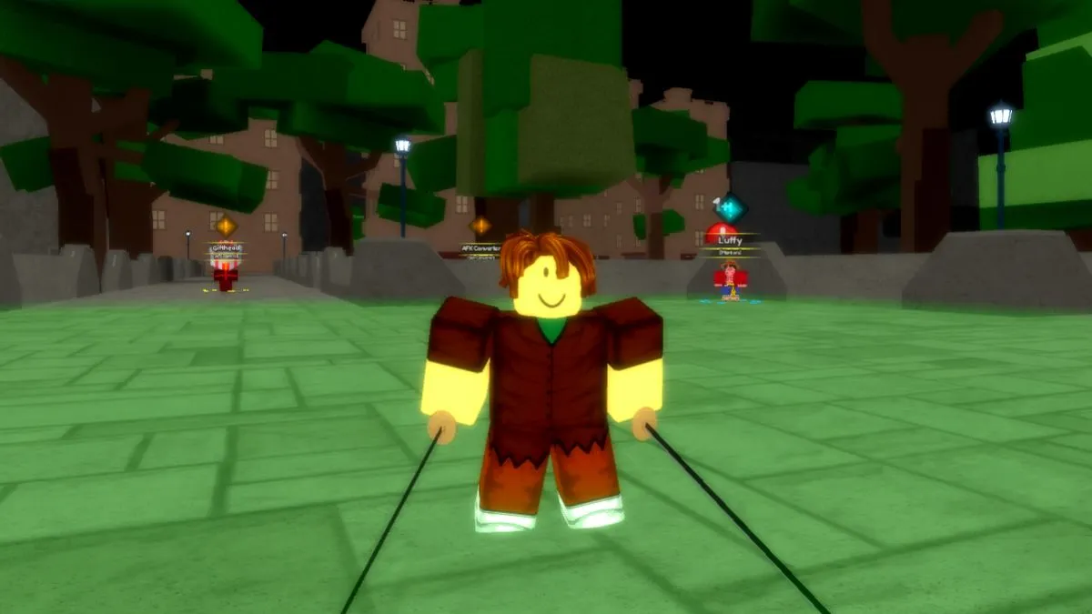 Player holding swords in Roblox Re: XL ex-Project XL