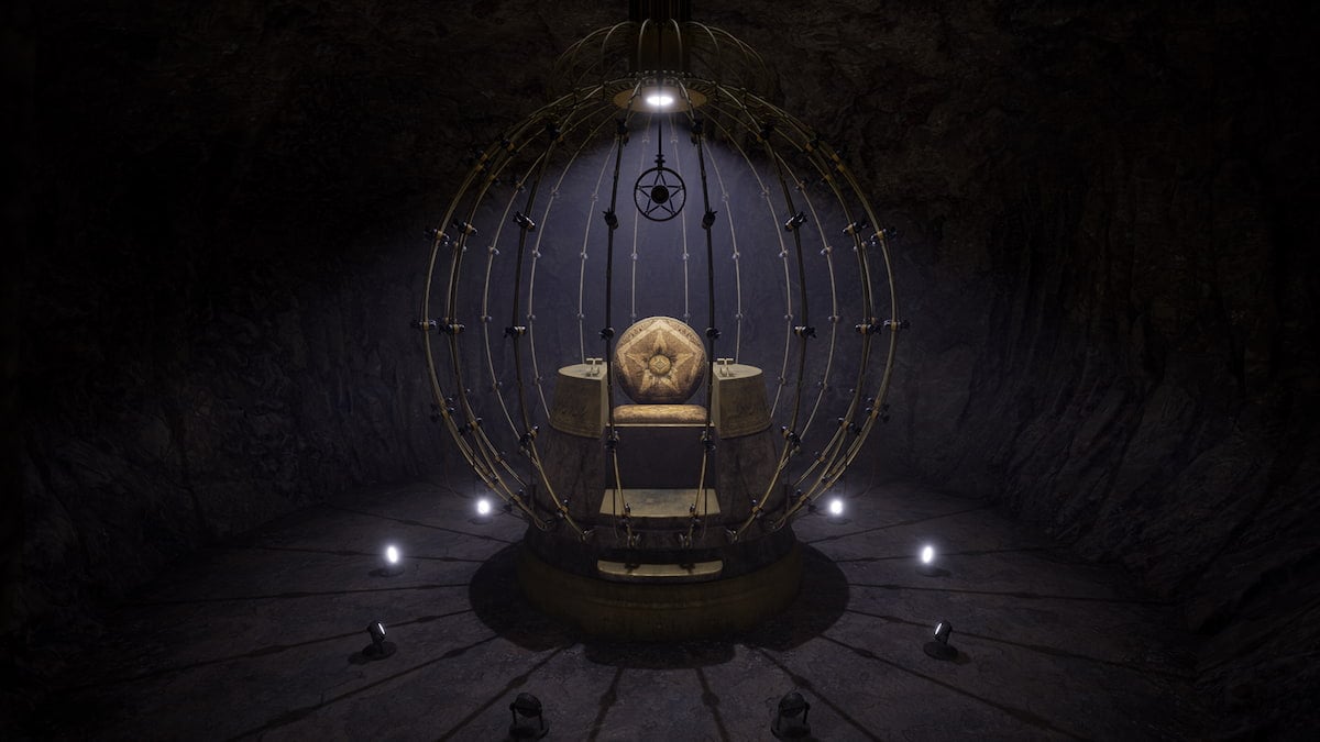 Cage looking control seat in Riven remake