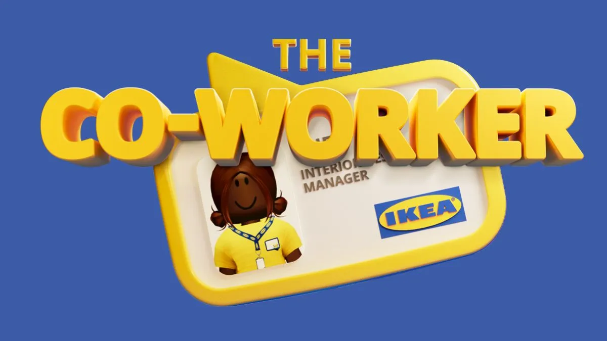 Roblox Co-Worker IKEA online store game poster
