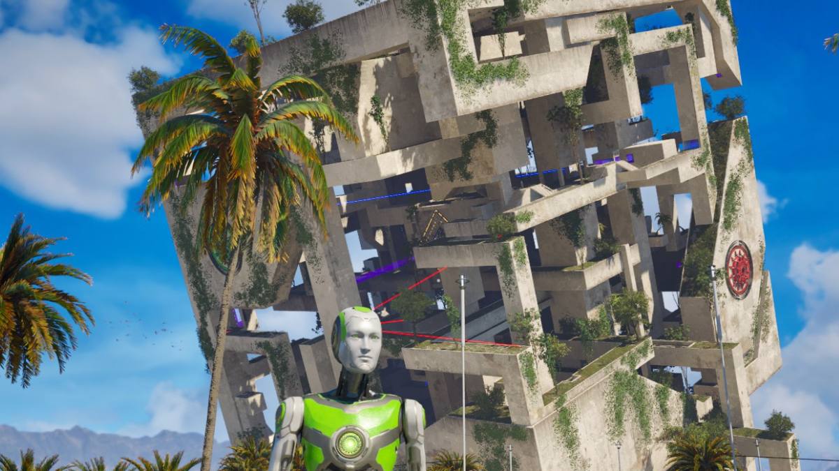 Talos Principle 2 environment in Isle of the Blessed episode