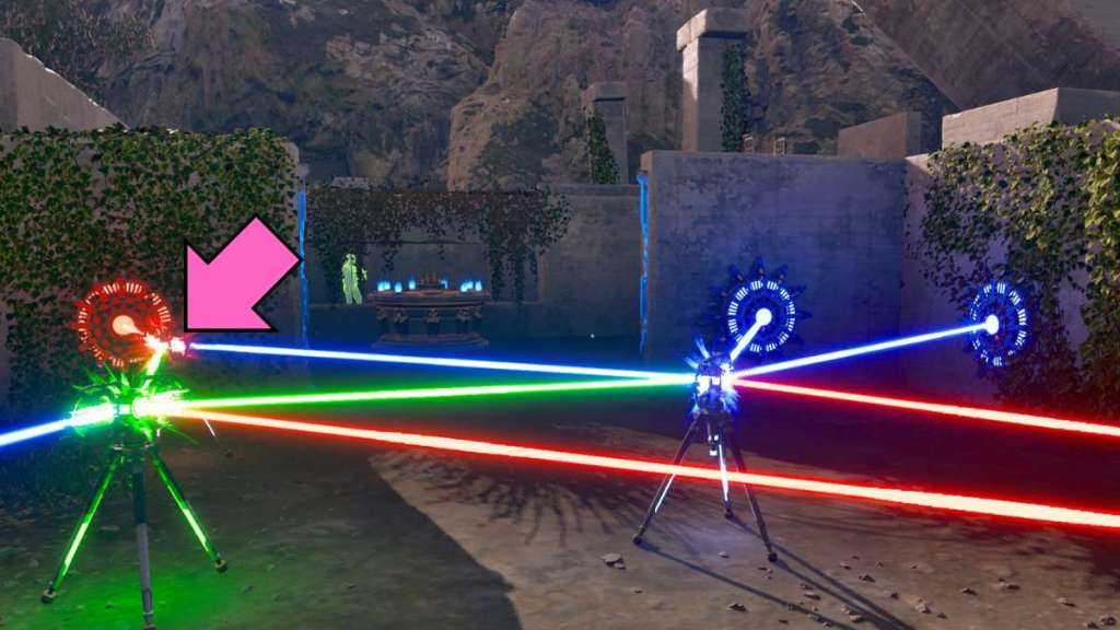 All laser connections in the Color Theory puzzle in the Talos Principle Road to Elysium DLC