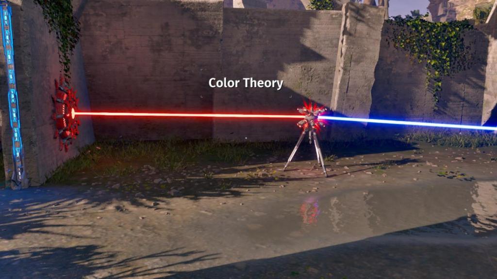 All laser connections in the Color Theory puzzle in the Talos Principle Road to Elysium DLC