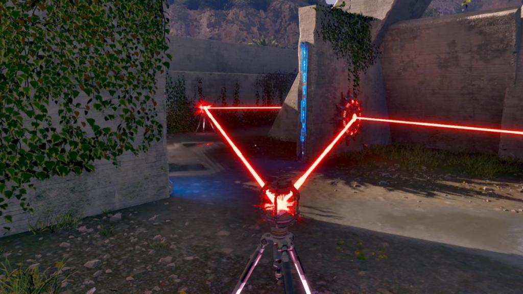 All laser connections in the Color Theory puzzle in the Talos Principle Road to Elysium DLC
