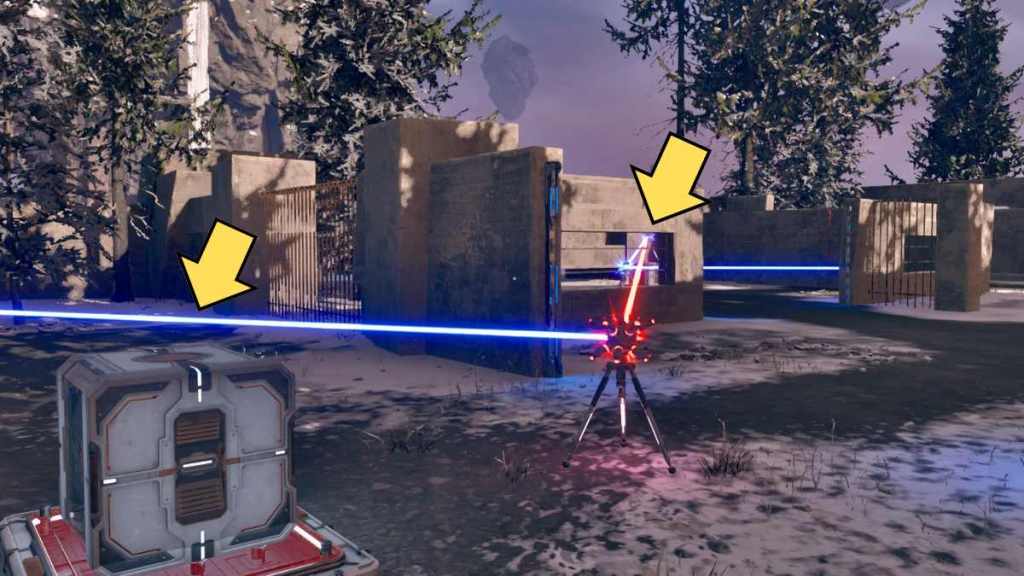 All laser positions in the Here and There puzzle in the Talos Principle Road to Elysium DLC