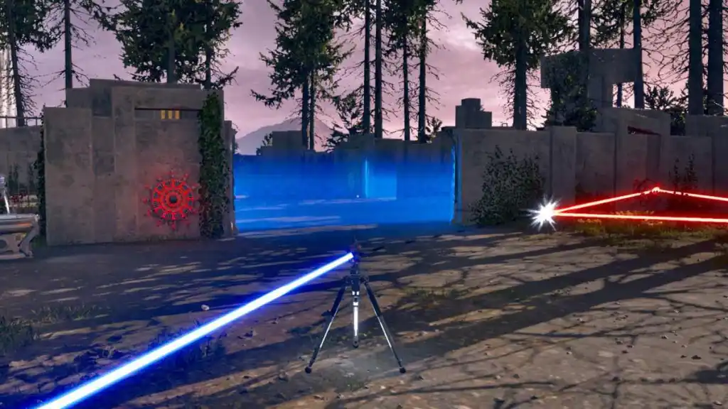 All laser connections in the Narrow Path puzzle in the Talos Principle Road to Elysium DLC