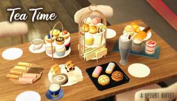 Official promo image for Tea Time Dessert Buffet.
