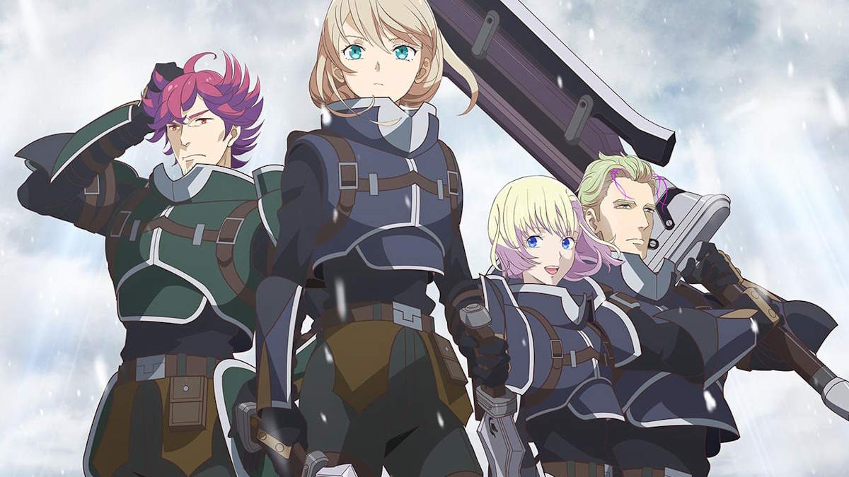 Four characters posing in Trails of cold Steel: NW