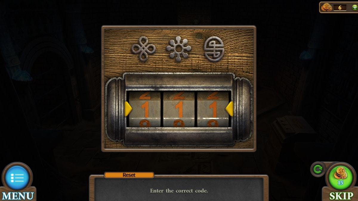 Code puzzle in Tricky Doors eighteenth world, Egyptian Pyramids