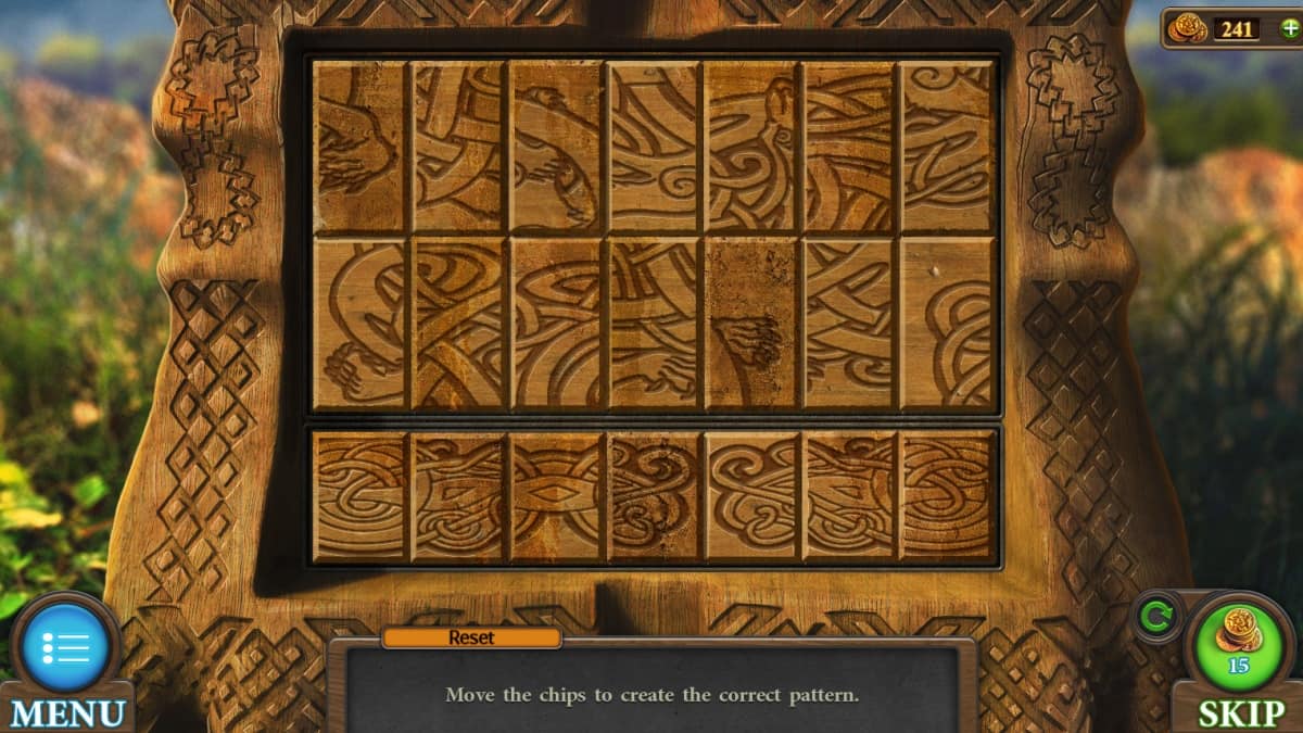 Totem puzzle in Tricky Doors nineteenth world, Mayan Pyramids