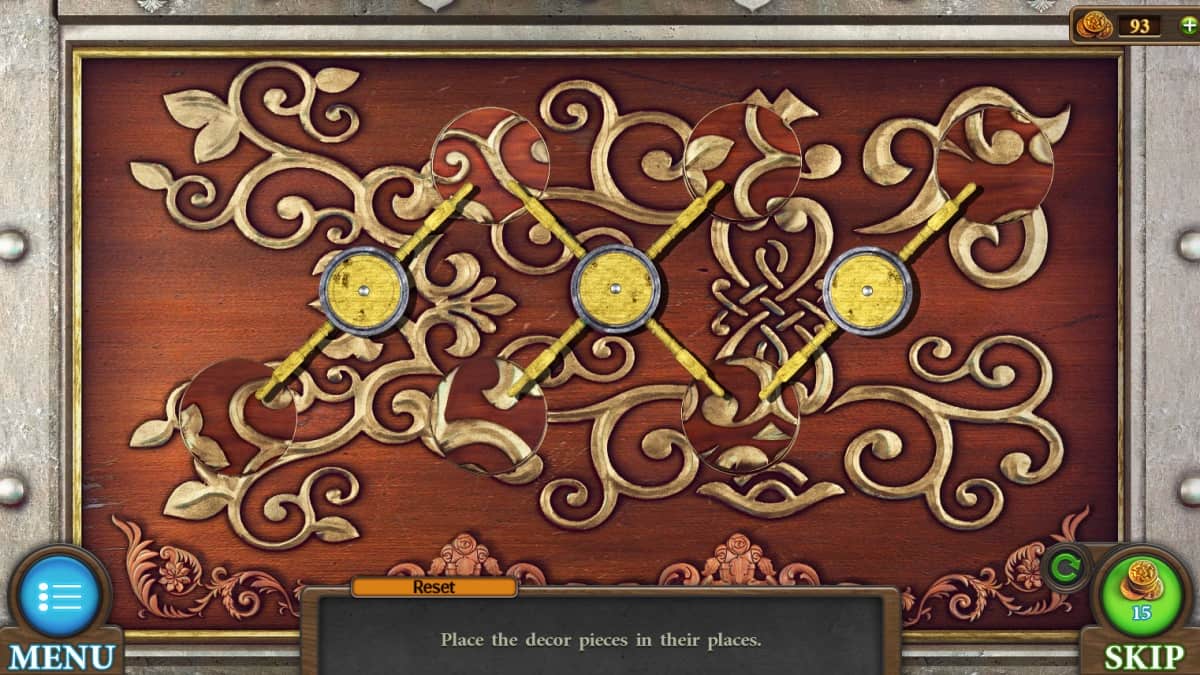 Handle decor puzzle in Tricky Doors sixteenth world, Ship