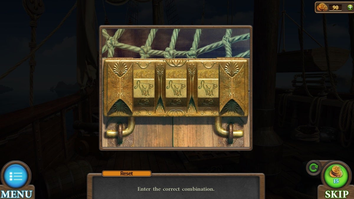 Animal combination puzzle in Tricky Doors sixteenth world, Ship