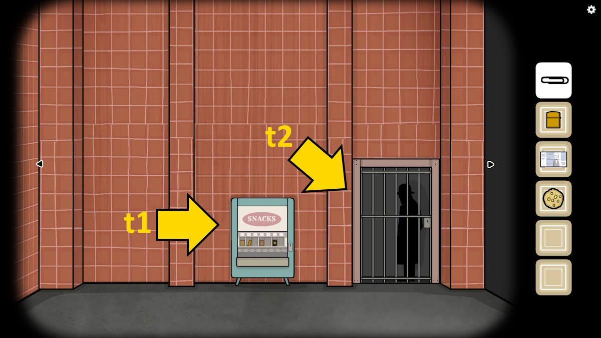 The snack machine and the thief in Underground Blossom