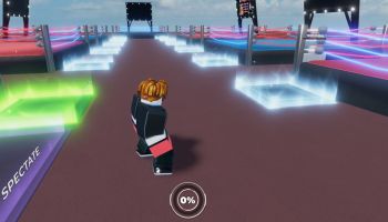Player preparing for a match in Untitled Boxing Game Roblox