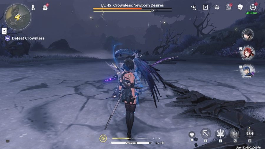 The Crownless Echo in Wuthering Waves.