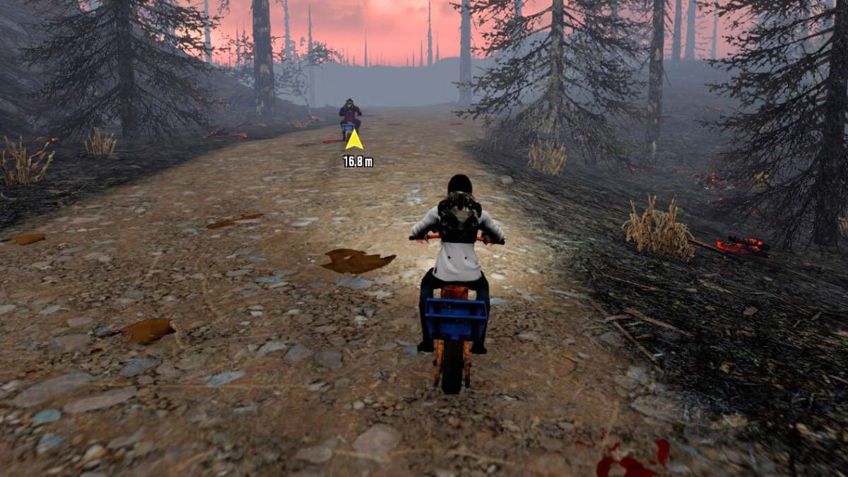 Riding the bikes in Navezgane in 7 Days to Die