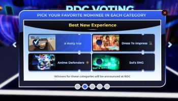 Voting for the Best New Experience in 2024 Roblox Innovation rewards