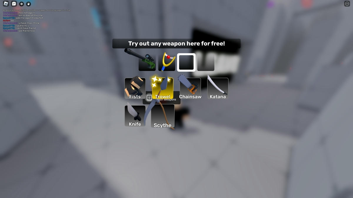 Showcase of all melee weapons in Roblox Rivals