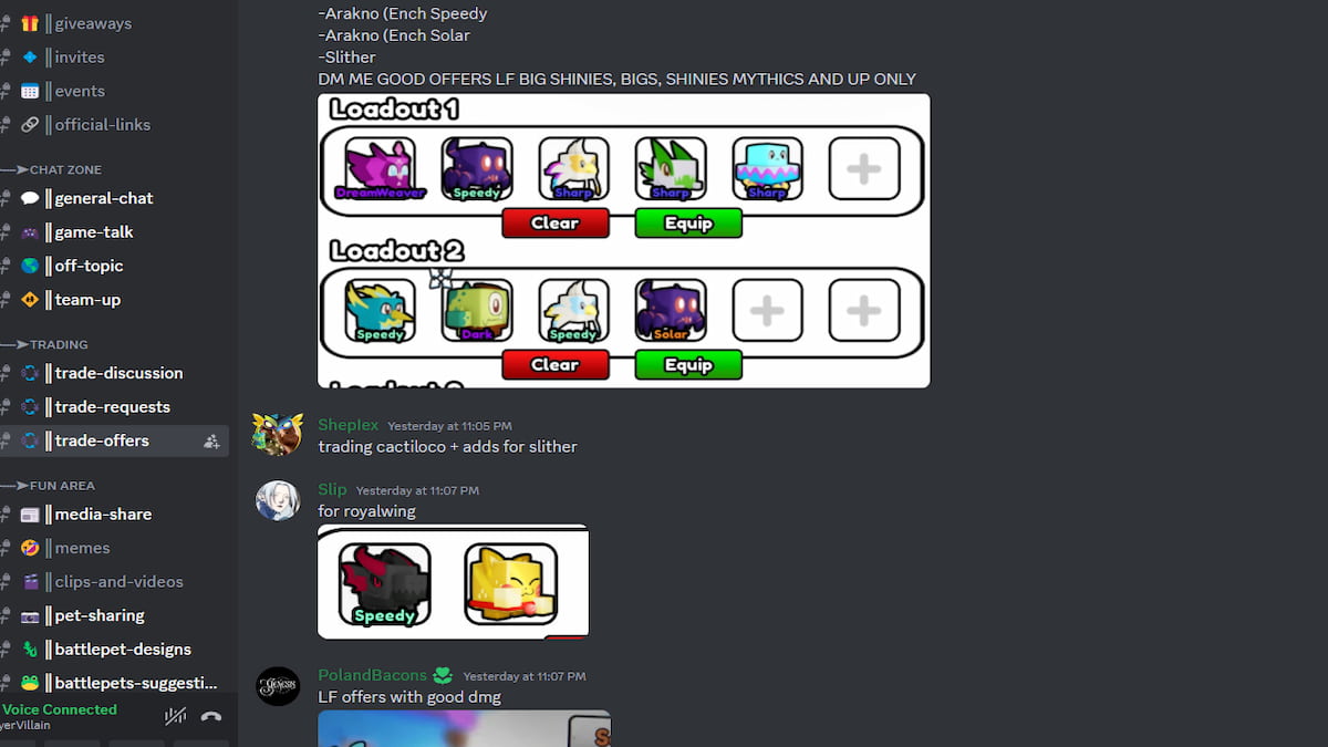 Battle Pets TD Trello and Discord Links