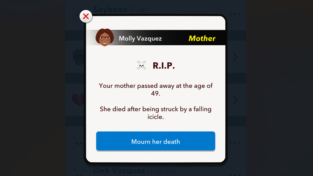 How to Mourn in BitLife