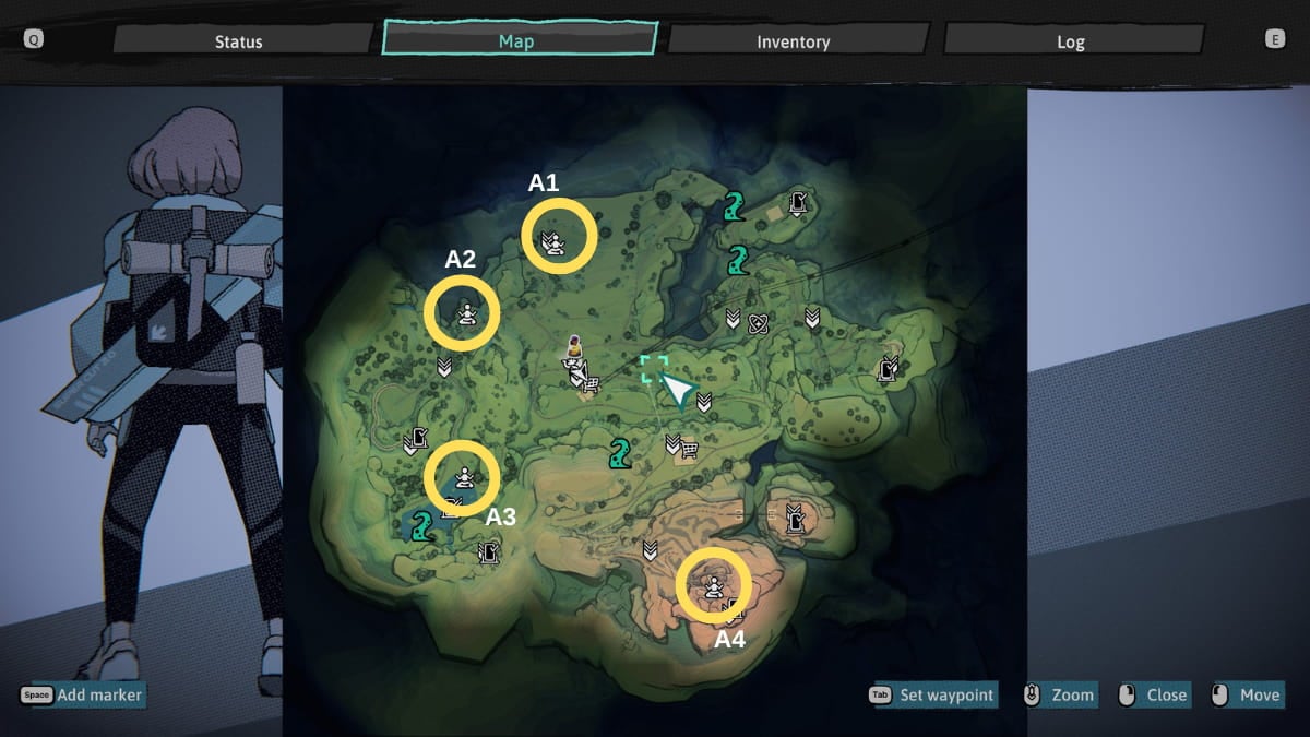 All Social Stat activity locations in Dungeons of Hinterberg (Map)