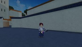 A player standing in Type Soul