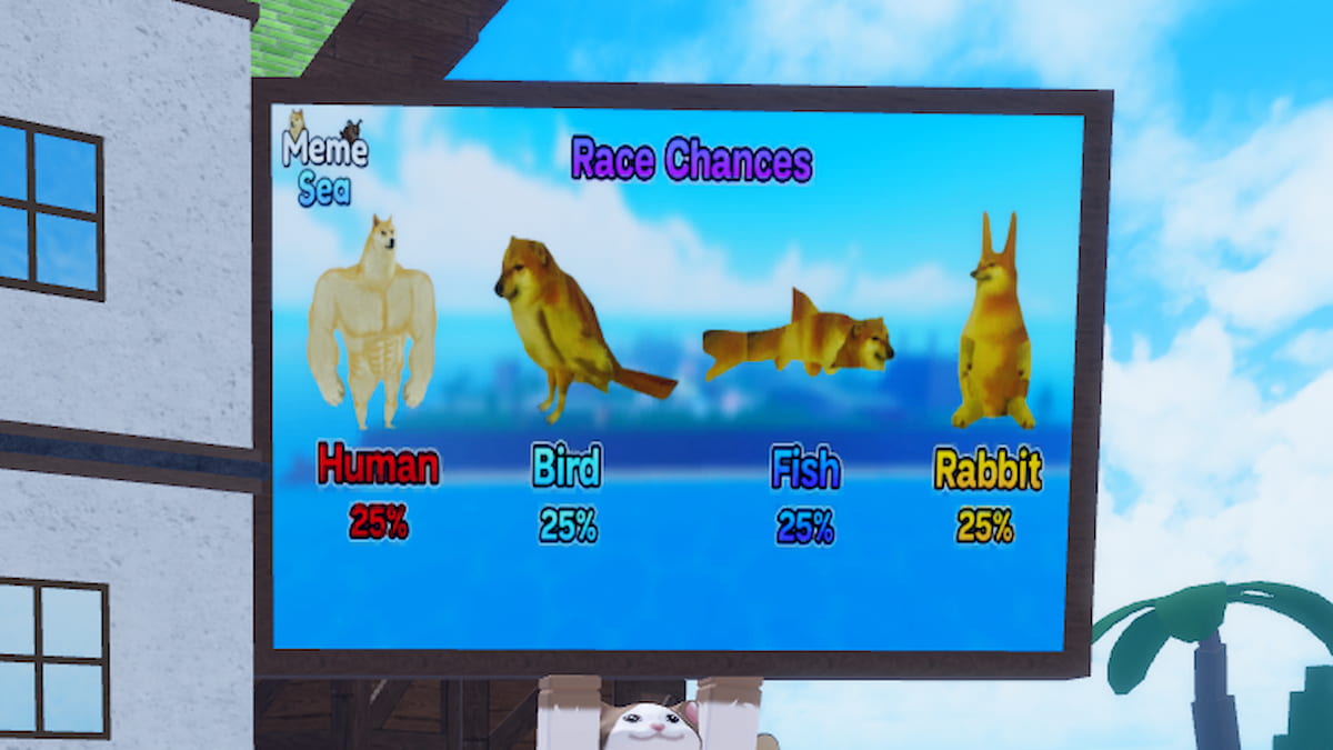 All Race Buffs in Meme Sea- Roblox - Pro Game Guides