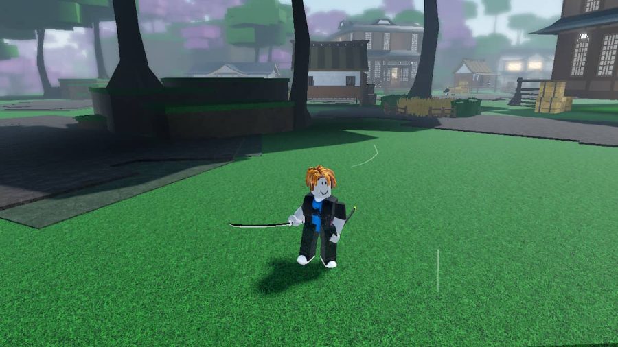 A player swinging a sword in Weak Legacy 2