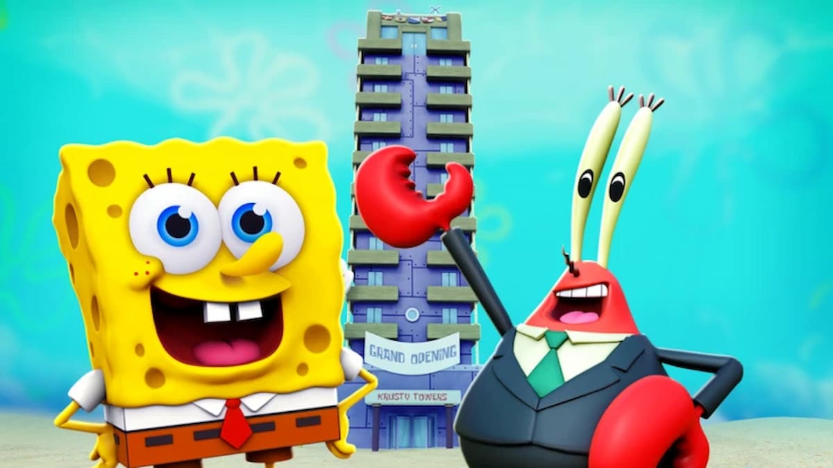 Spongebob and Krabby in Spongebob Simulator