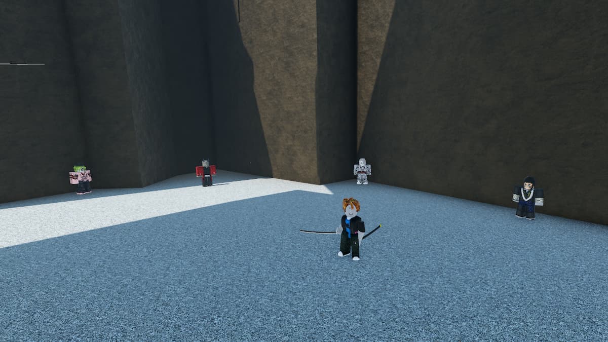 A player standing in Weak Legacy 2