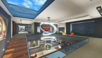 Giga Mansion Tycoon promo image.