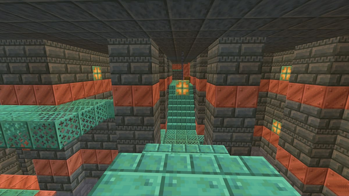 Trial Chambers structure with Copper and Tuff Blocks