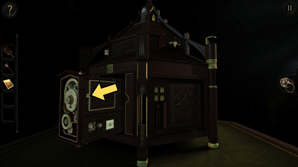 The lock for the next key in Chapter 2 of The Room