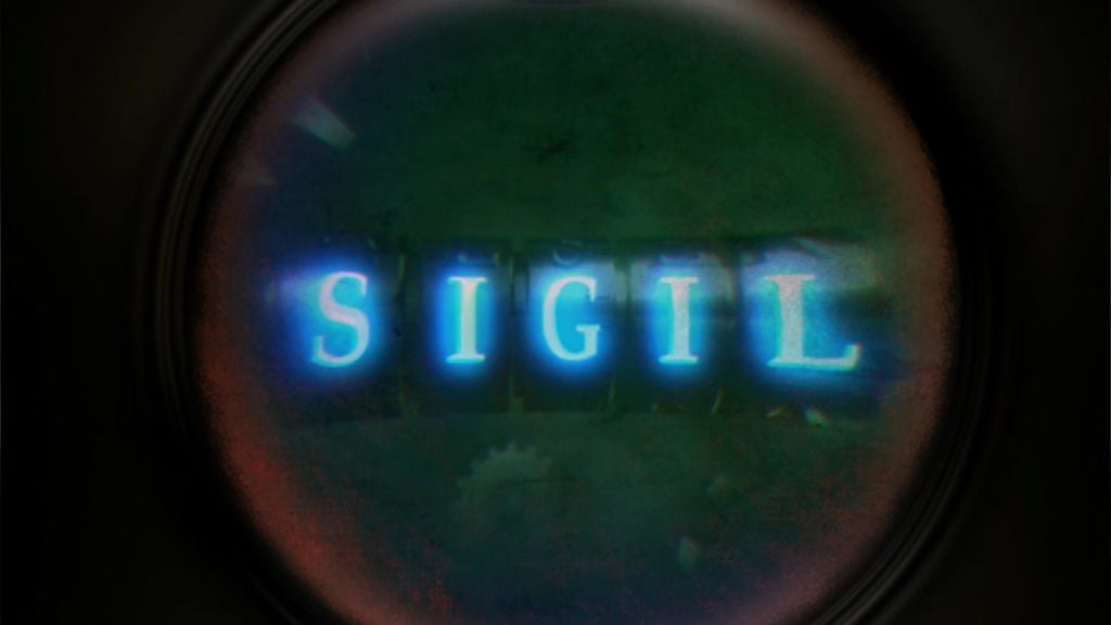 Getting the word "Sigil" after looking at the photograph through the spyglass