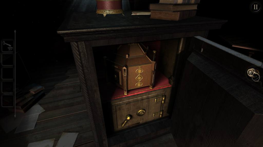 Opening the safe in the tutorial of The Room