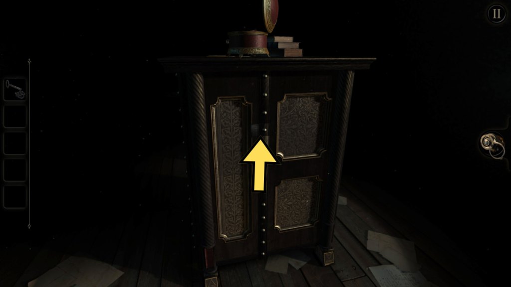 The slider on the side of the tutorial safe