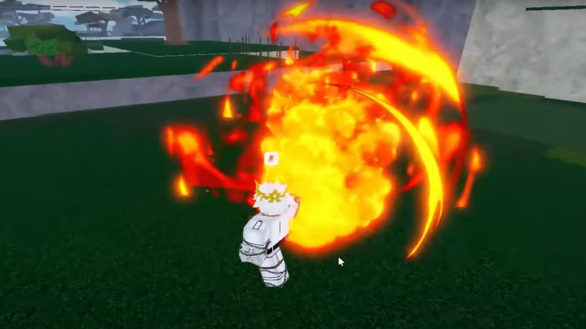 The flamethrower Attachment in Type Soul