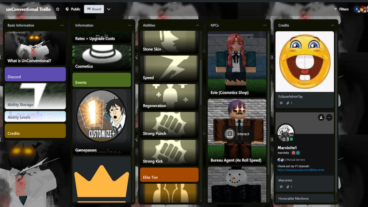 Unconventional Trello and Discord Links – Roblox