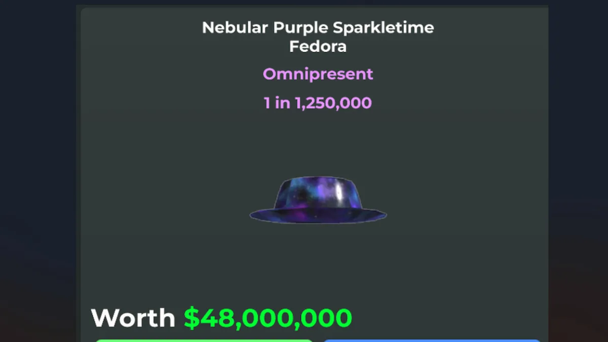 The Nebula Sparkletime item in Void Fishing