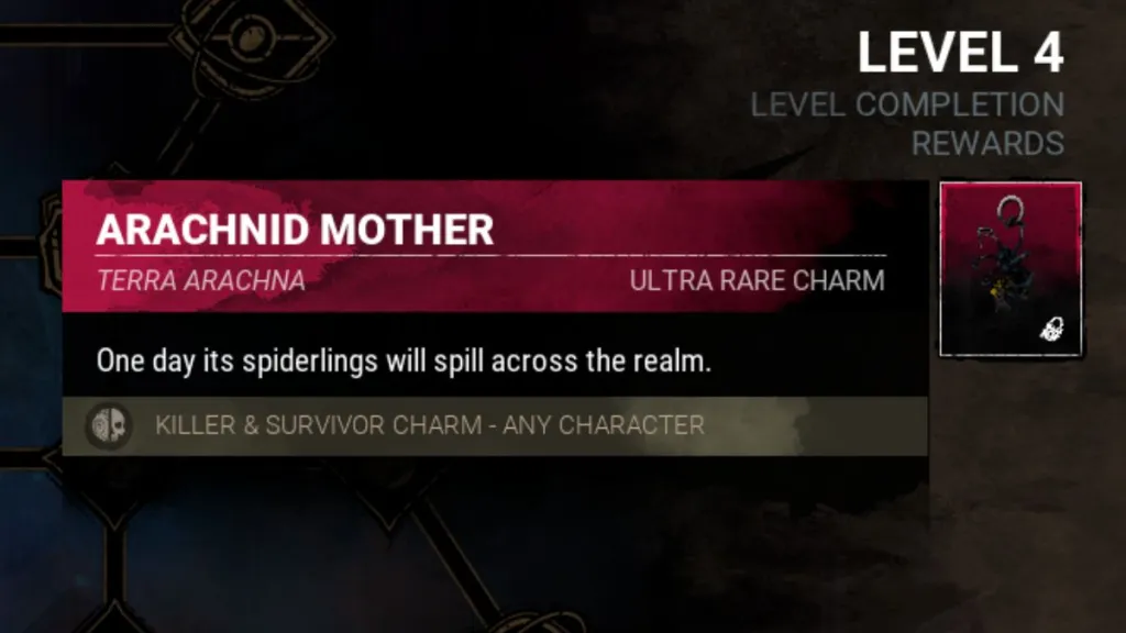 Level 4 Charm in Dead by Daylight