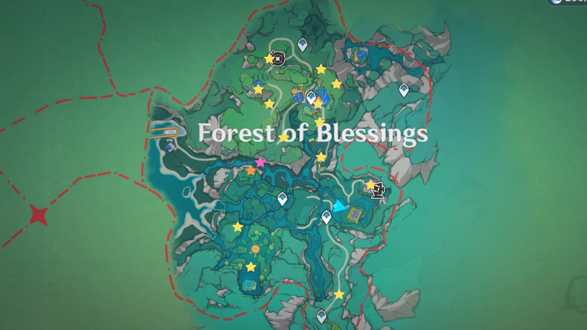 All Excerpts of Bliss locations in Genshin Impact (Map)