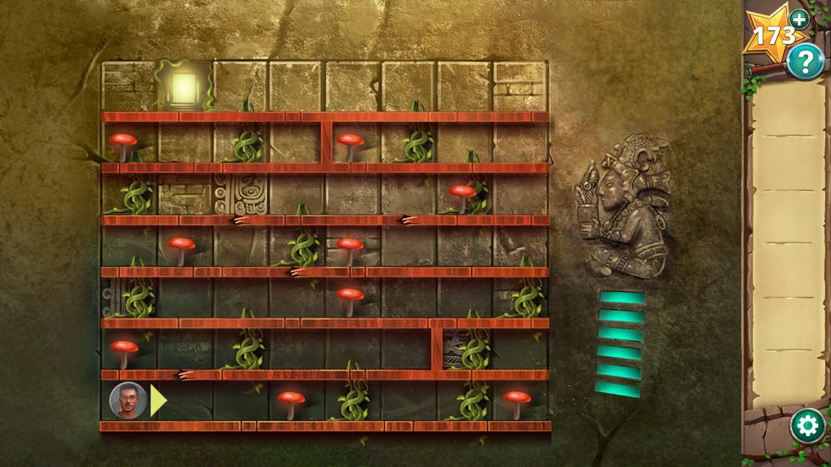 The first half of the well puzzle in Chapter 2 of Adventure Escape Mysteries Hidden Ruins