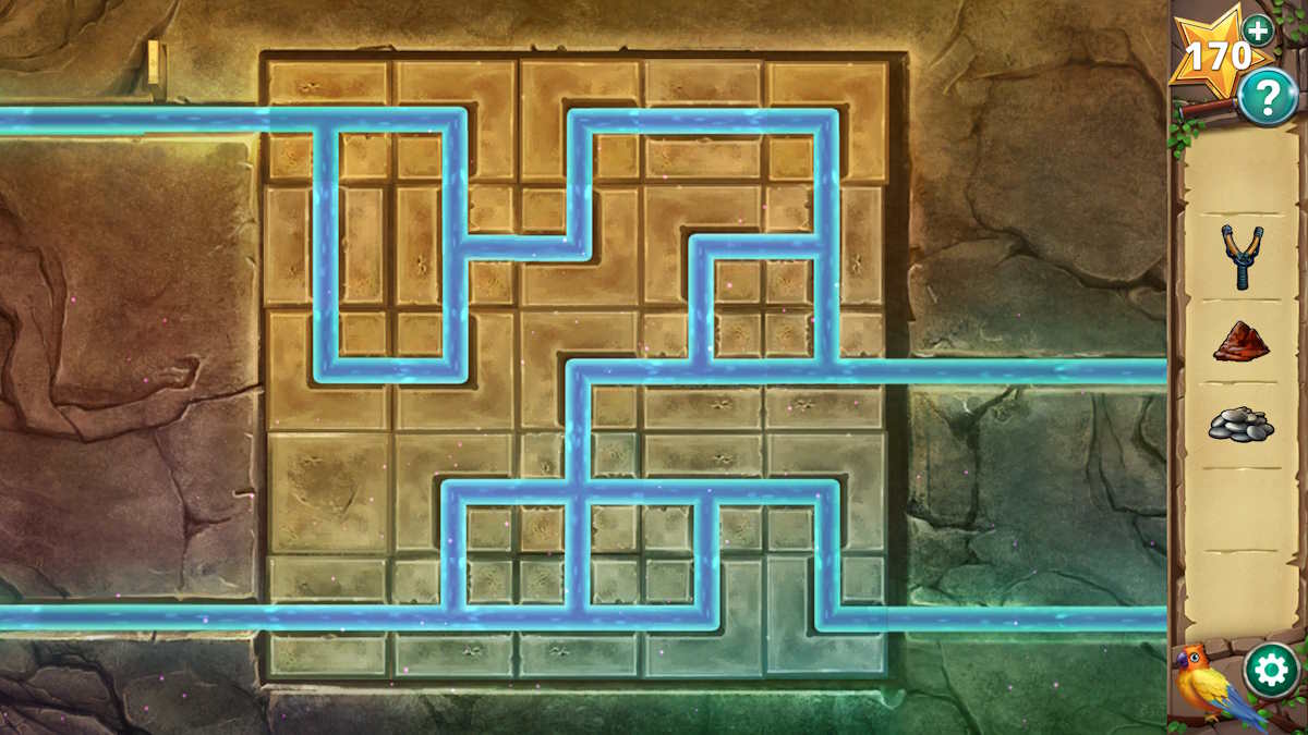Solving the water flow puzzle in Chapter 6 of Adventure Escape Mysteries Hidden Ruins
