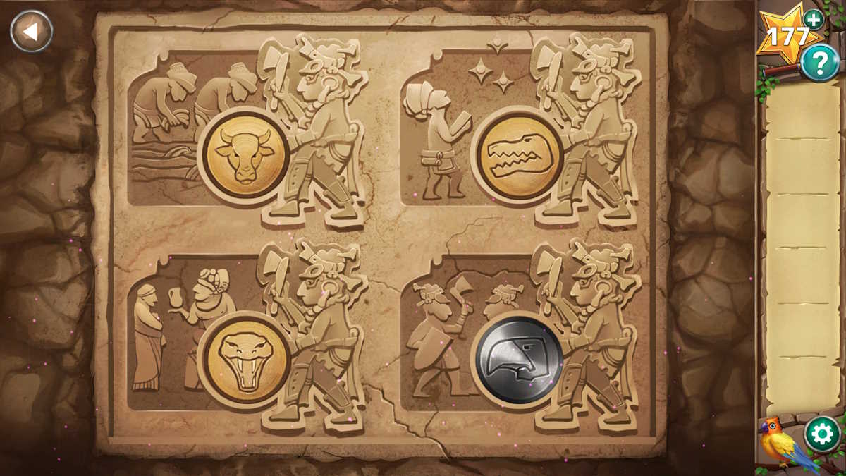 Solving the shield puzzle in Chapter 7 of Adventure Escape Mysteries Hidden Ruins