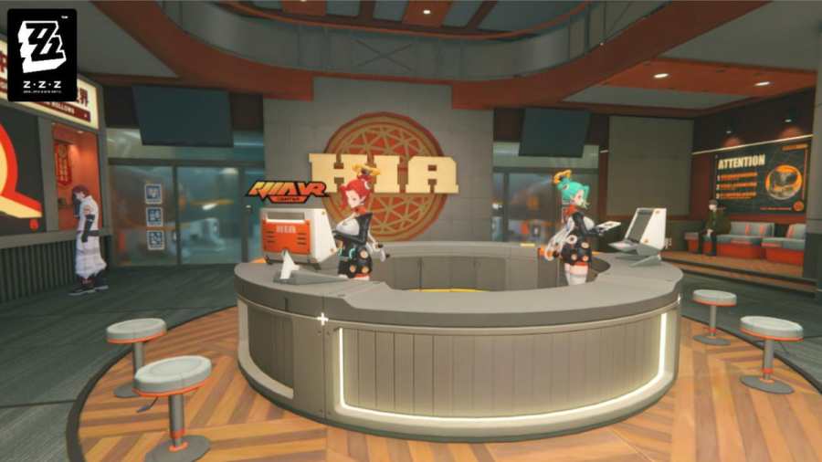 Zenless Zone Zero HIA Club lobby