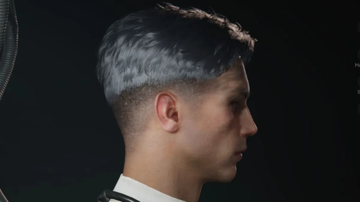 Hairstyle option from the side for body Type I in Once Human